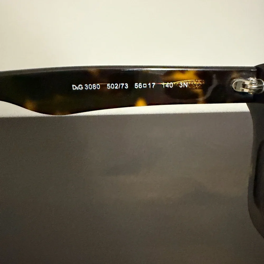 D&G Dolce & Gabbana Women’s Tortoiseshell Oversized Sunglasses DD3080 502/73
